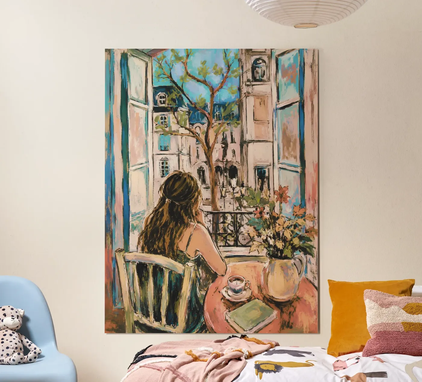 Threw the window poster by Taika Tori Art