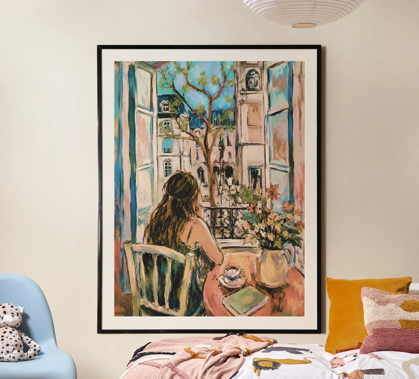 Threw the window poster by Taika Tori Art