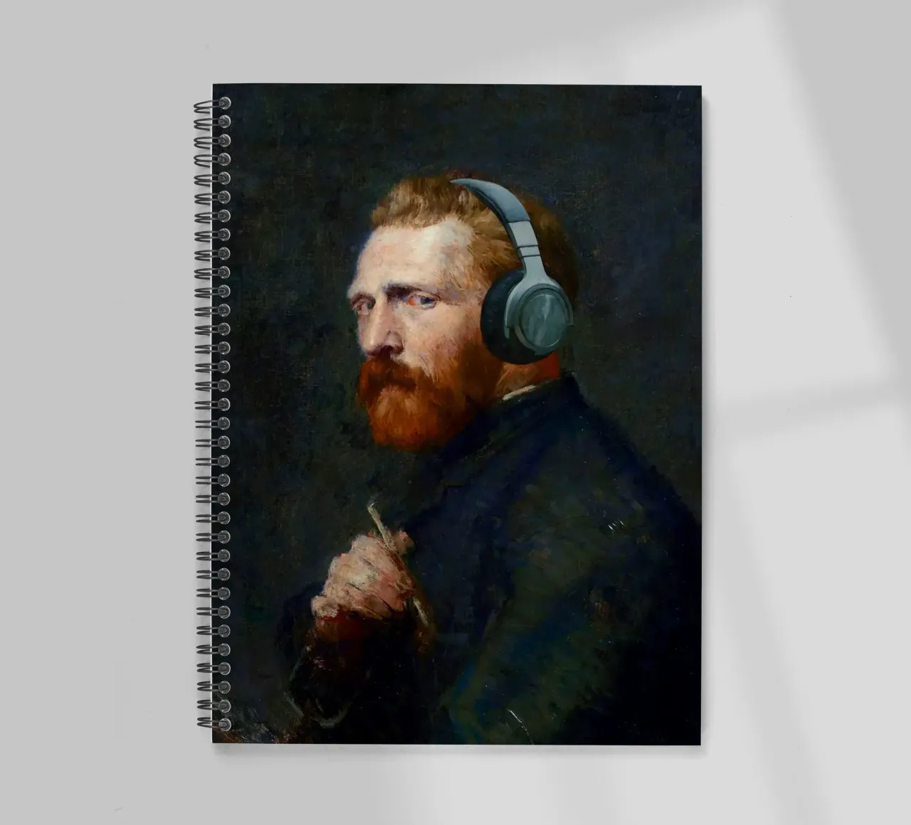 Vincent - L'autoritratto di Van Gogh in chiave moderna diario ad anelli da Studio Mooodz
