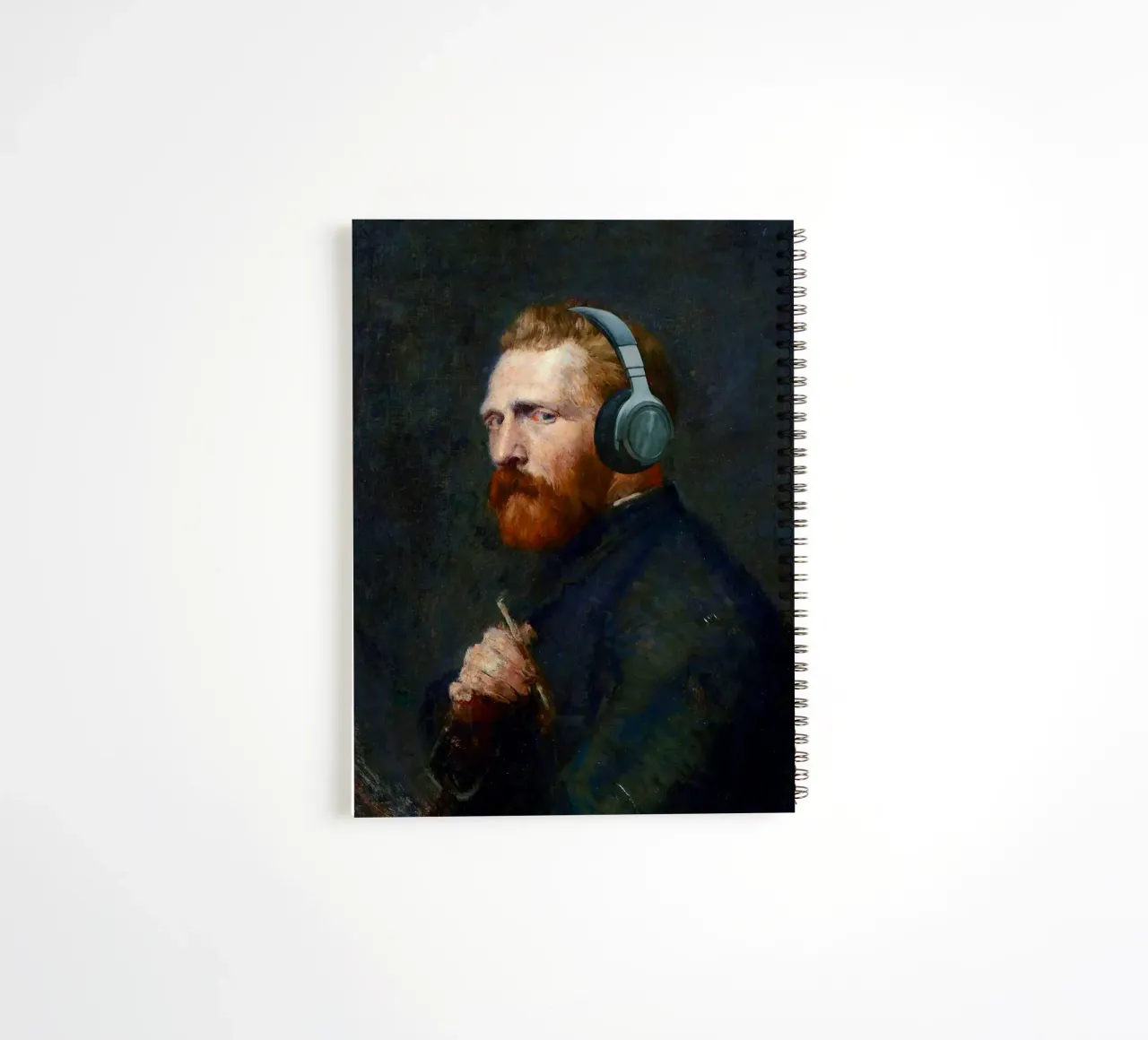 Vincent - L'autoritratto di Van Gogh in chiave moderna diario ad anelli da Studio Mooodz