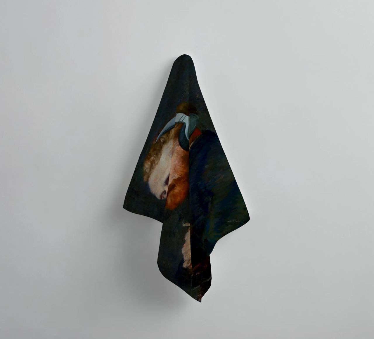 Vincent – Van Gogh’s Self-Portrait with a Modern Twist towel by Studio Mooodz