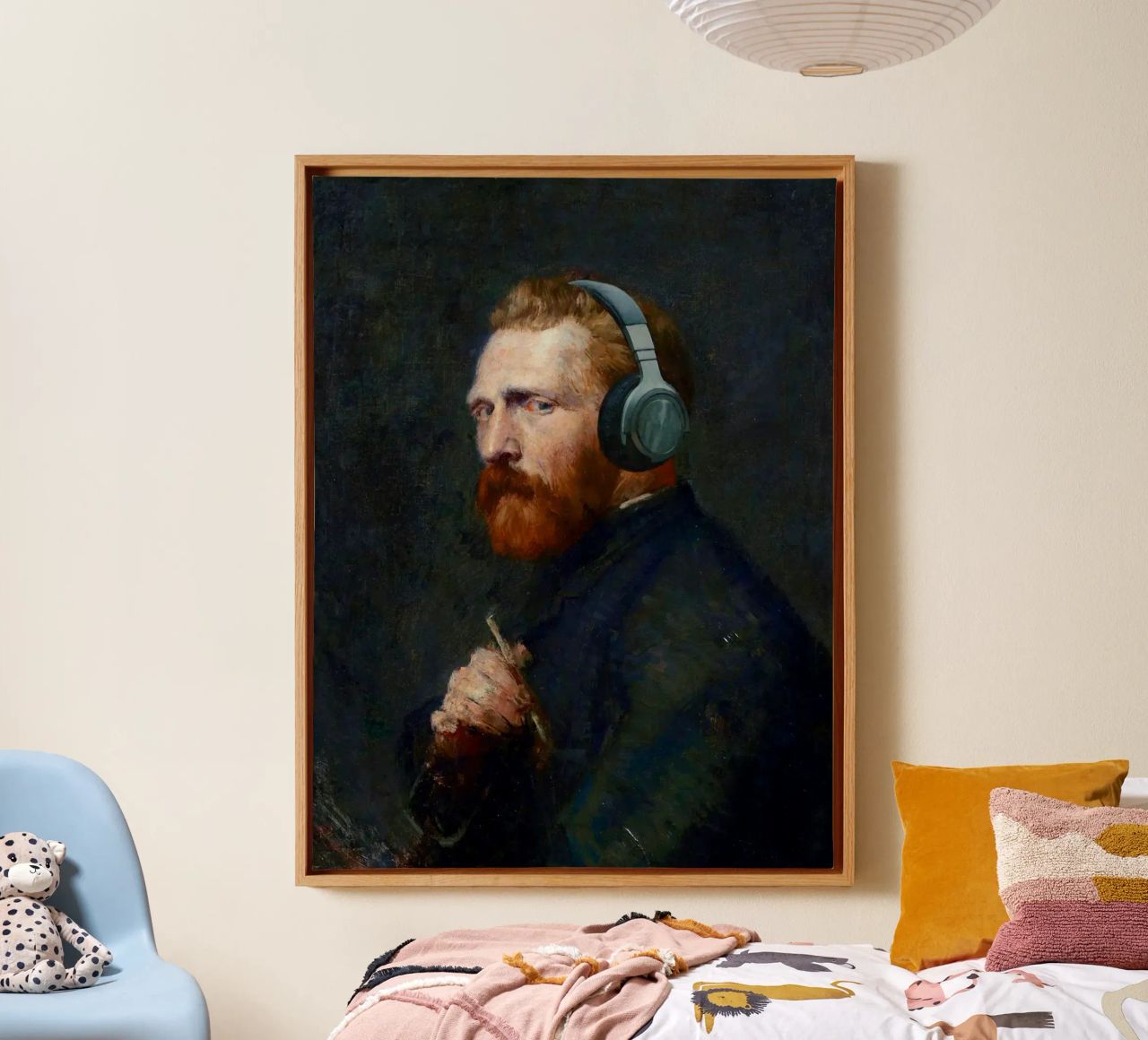 Vincent – Van Gogh’s Self-Portrait with a Modern Twist canvas by Studio Mooodz