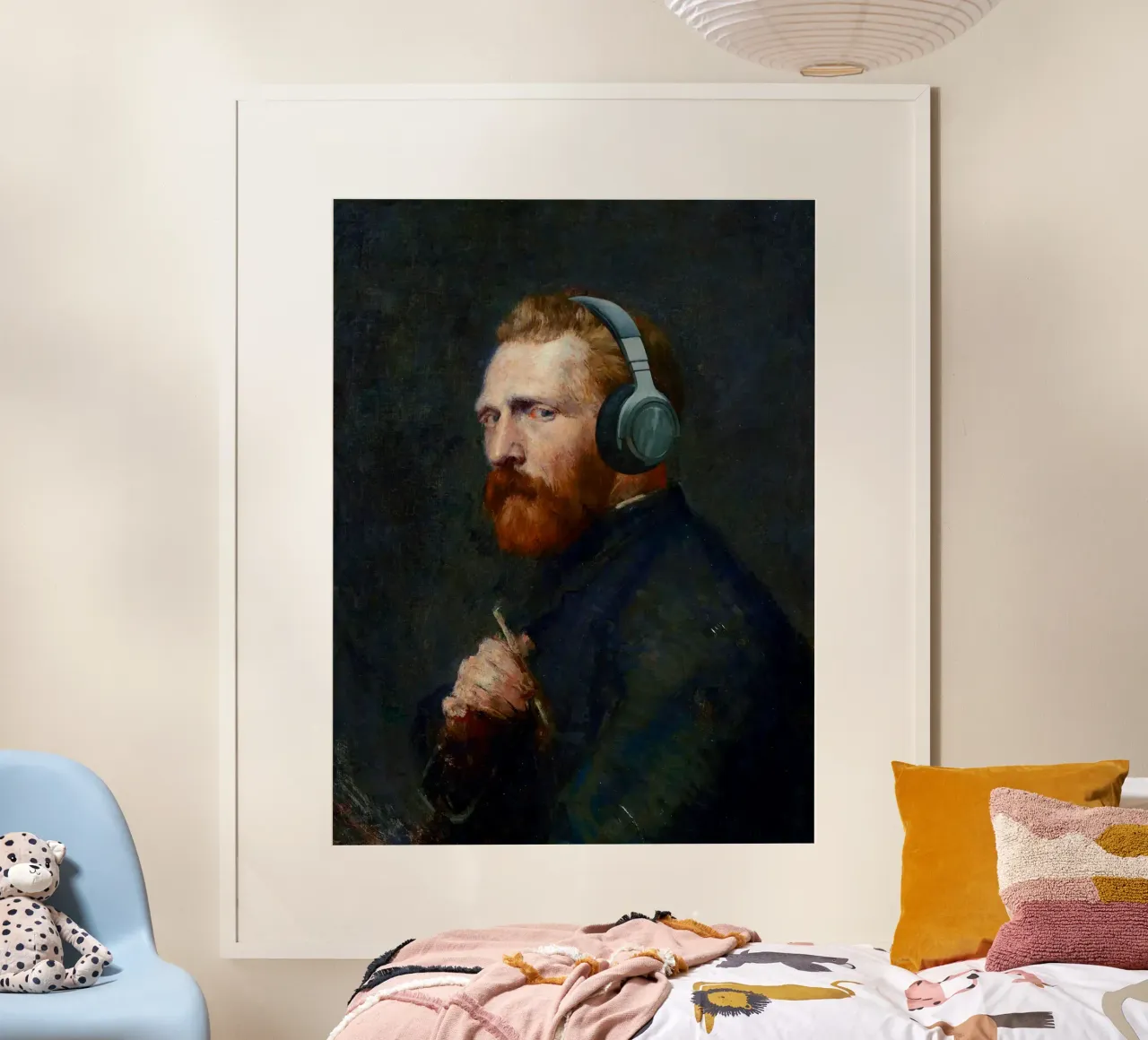 Vincent - L'autoritratto di Van Gogh in chiave moderna carta hahnemühle da Studio Mooodz