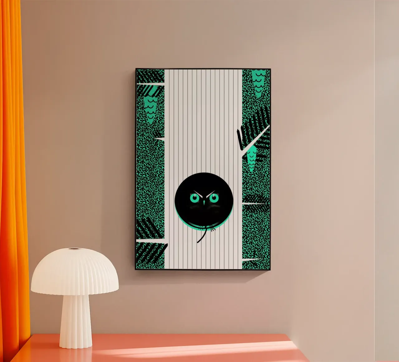 Polka Dot Owl plexiglass da Birgit Palma