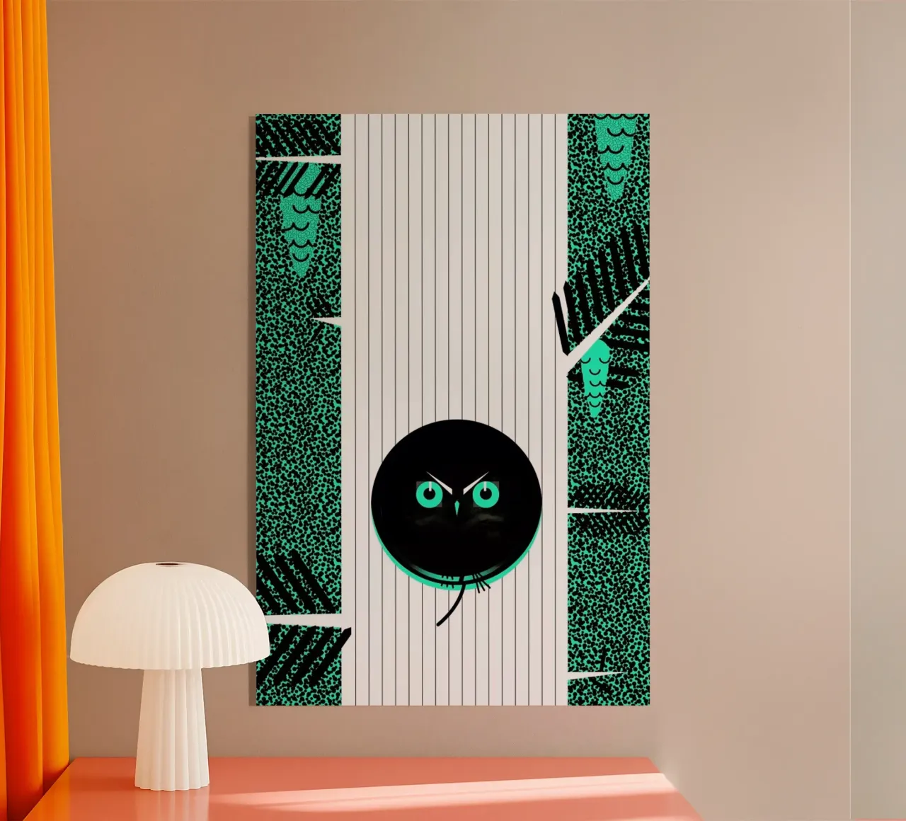 Polka Dot Owl plexiglass da Birgit Palma