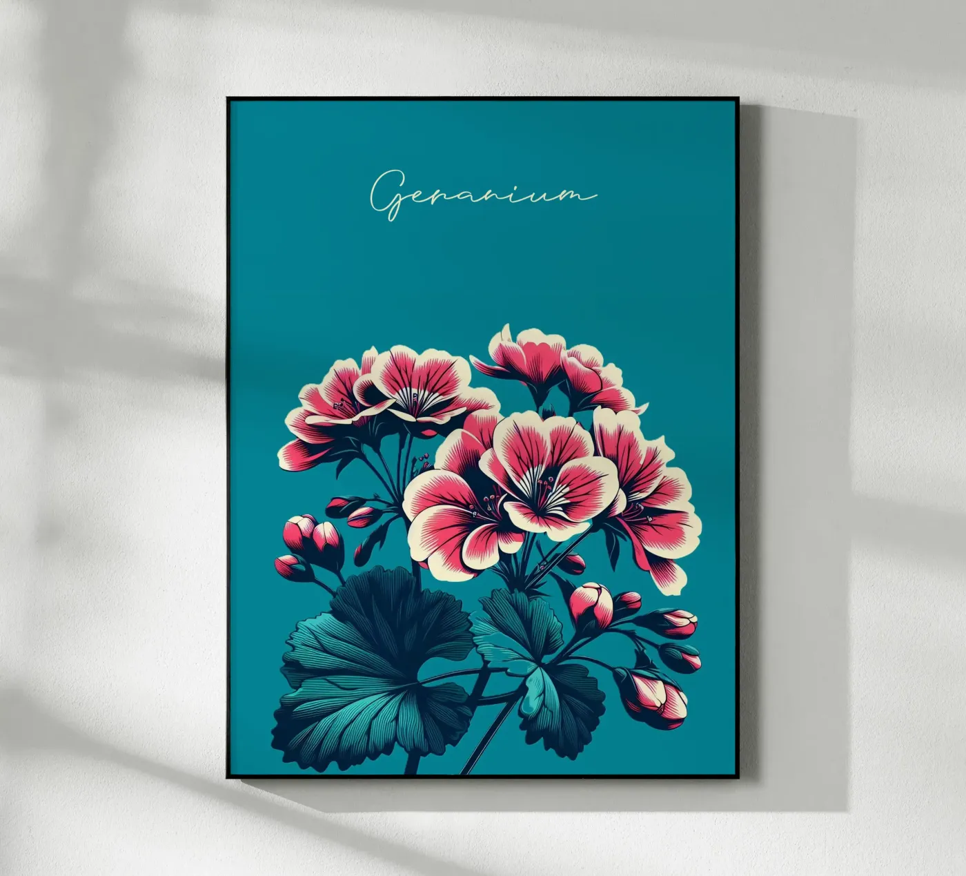 Geranie plexiglass da Digital Naive