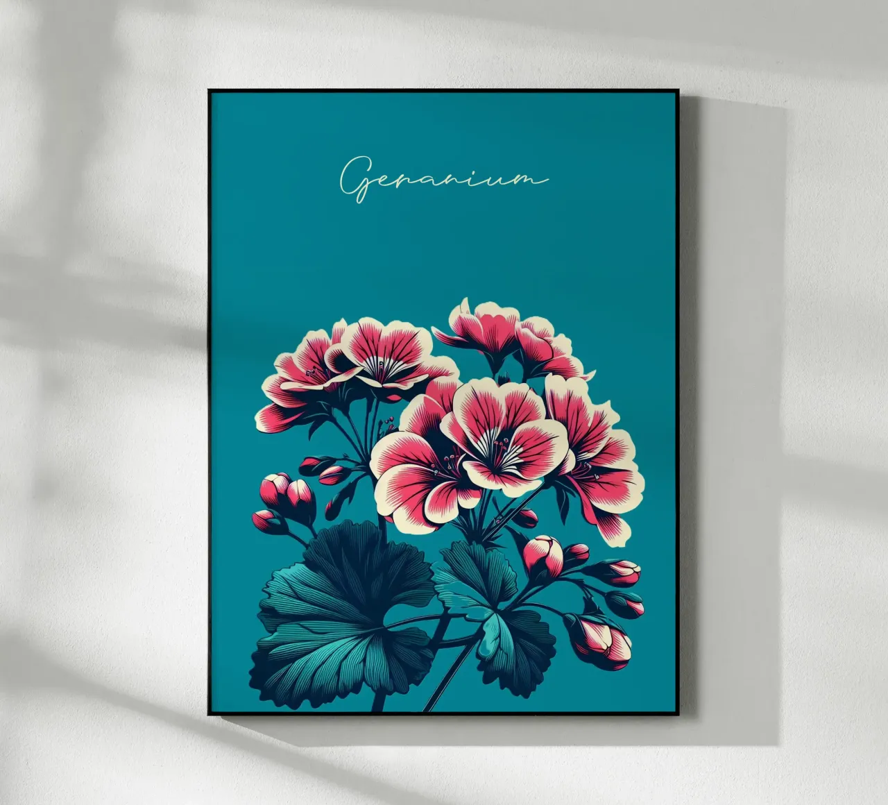 Geranie plexiglass da Digital Naive