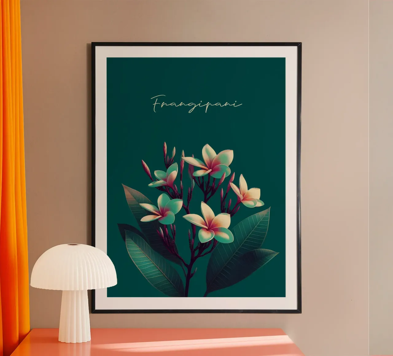 Frangipani poster da Digital Naive