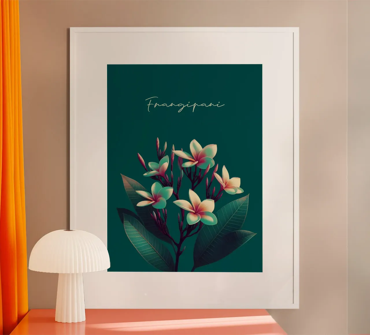 Frangipani poster da Digital Naive