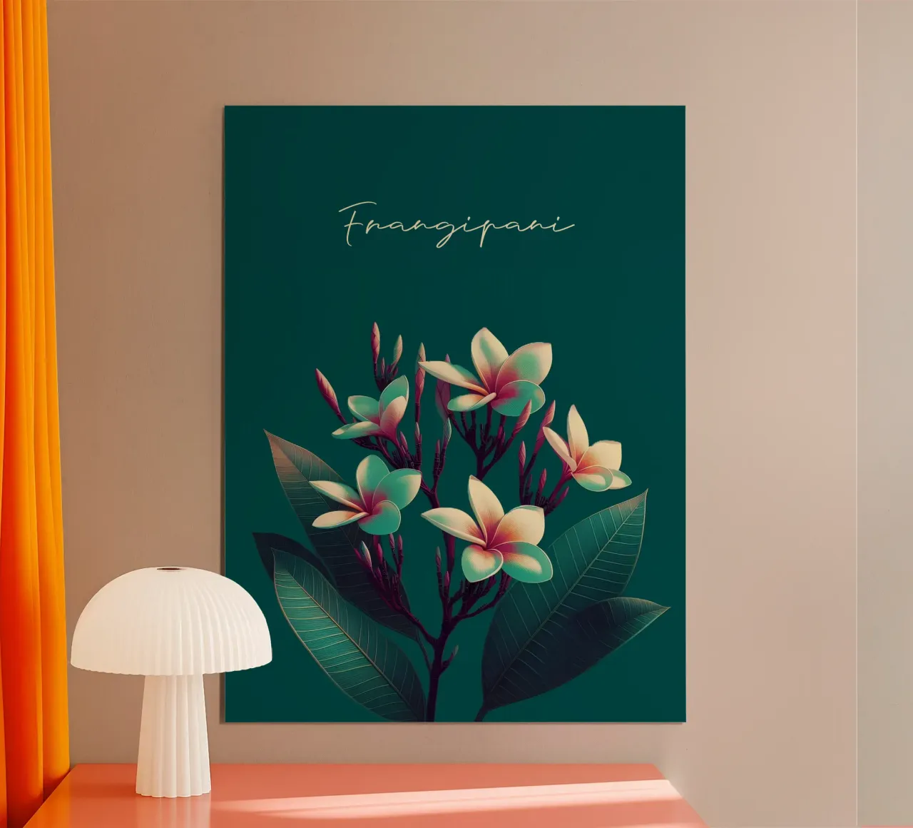 Frangipani poster da Digital Naive