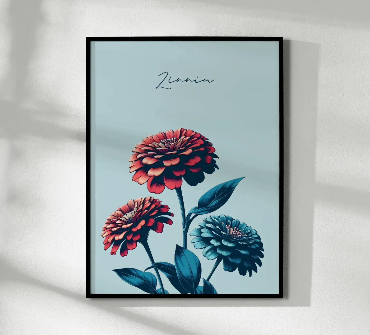 Zinnie poster de Digital Naive