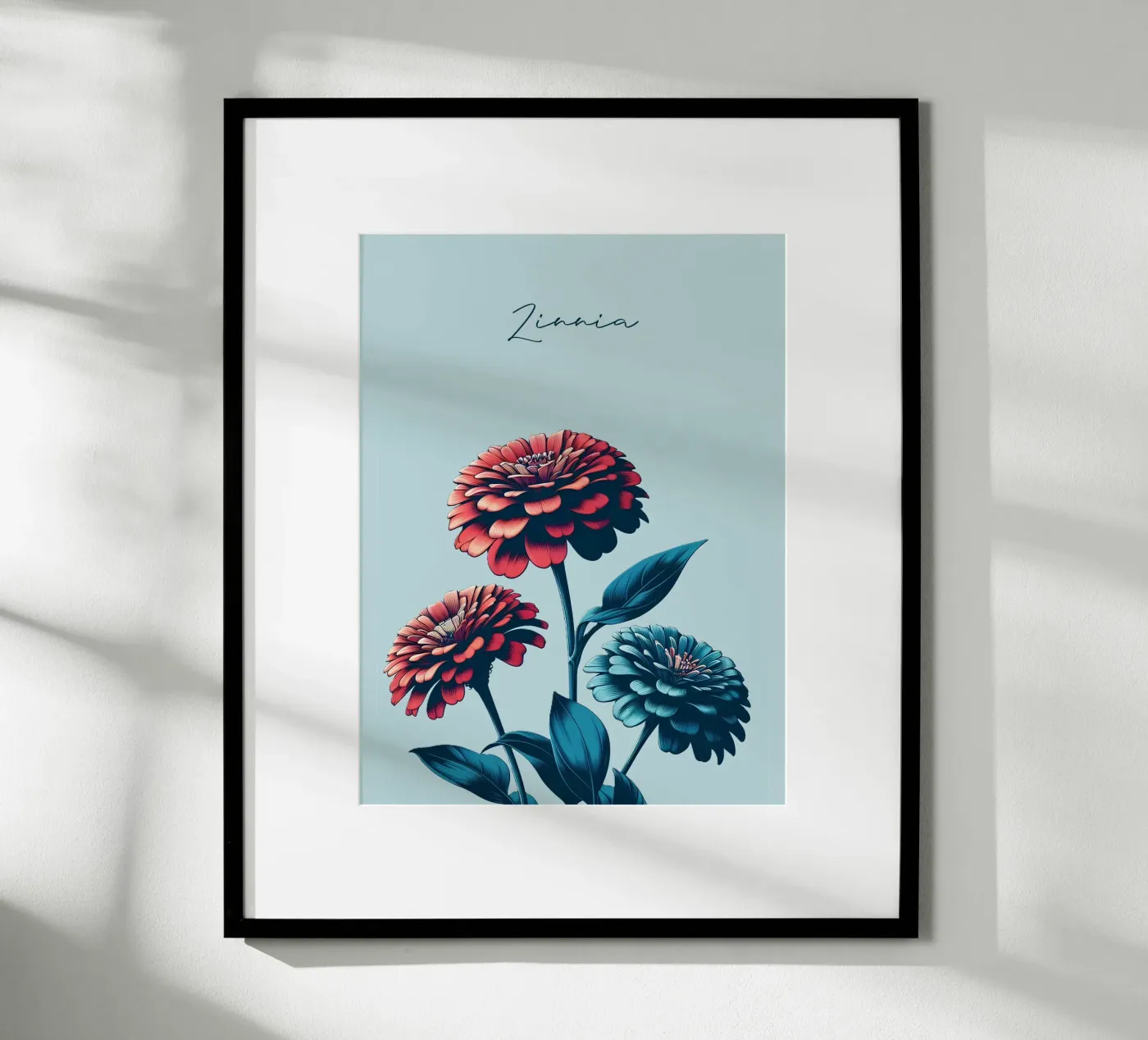 Zinnia poster da Digital Naive