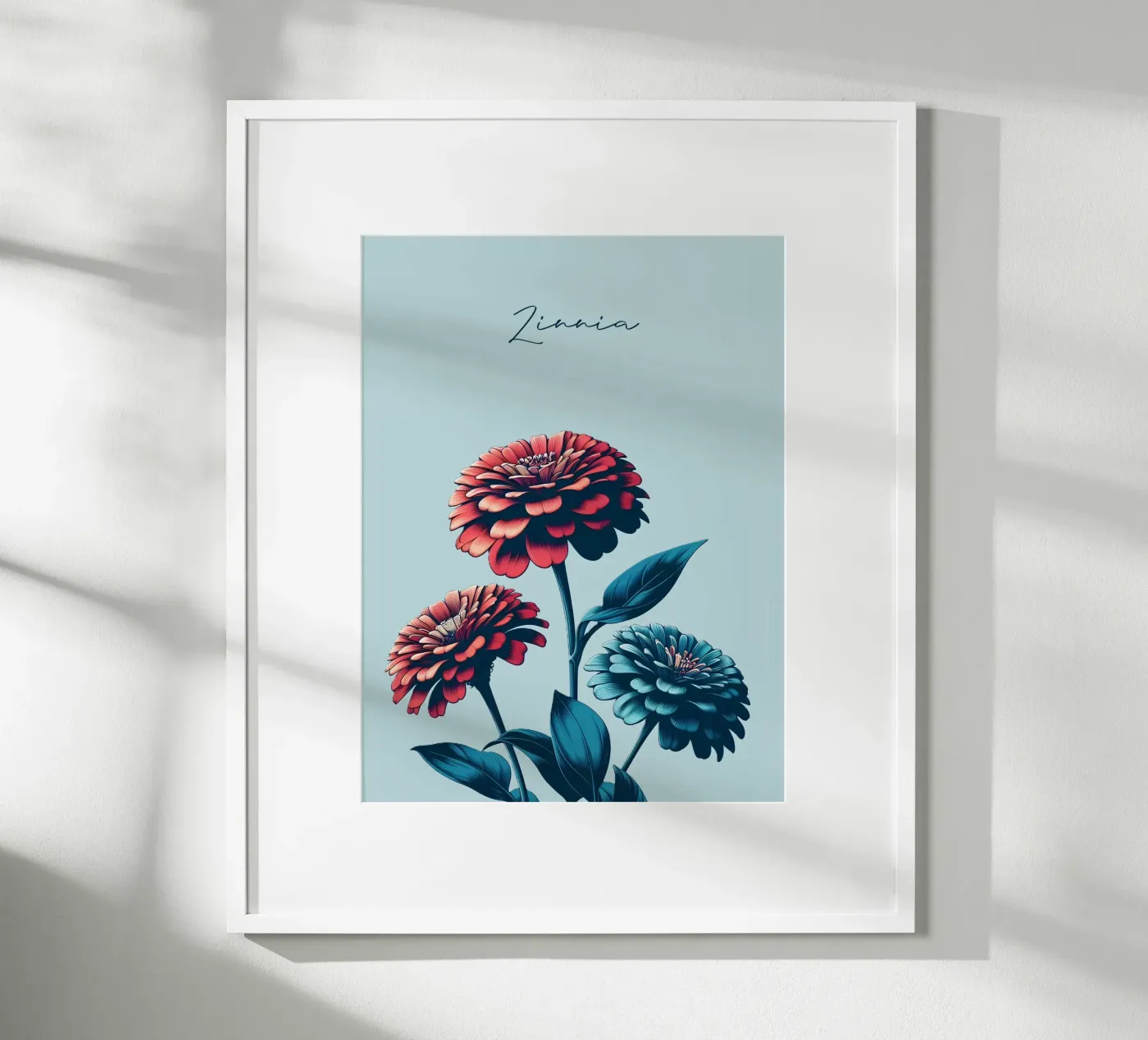 Zinnia poster da Digital Naive