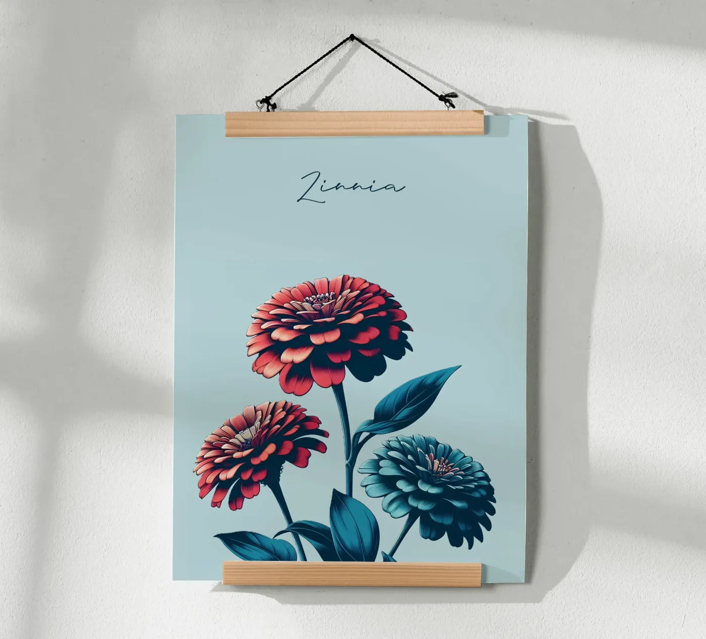 Zinnia poster da Digital Naive