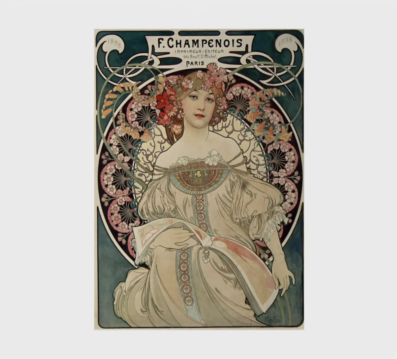 Alphonse Mucha - Reverie notebook by William Store