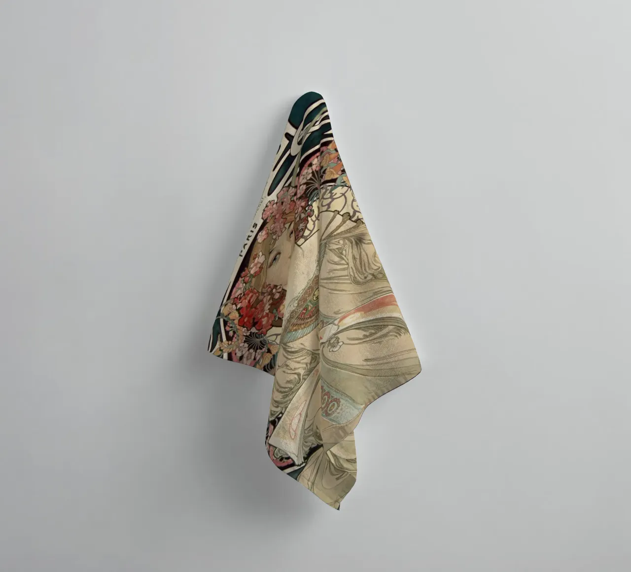 Alphonse Mucha - Reverie towel by William Store