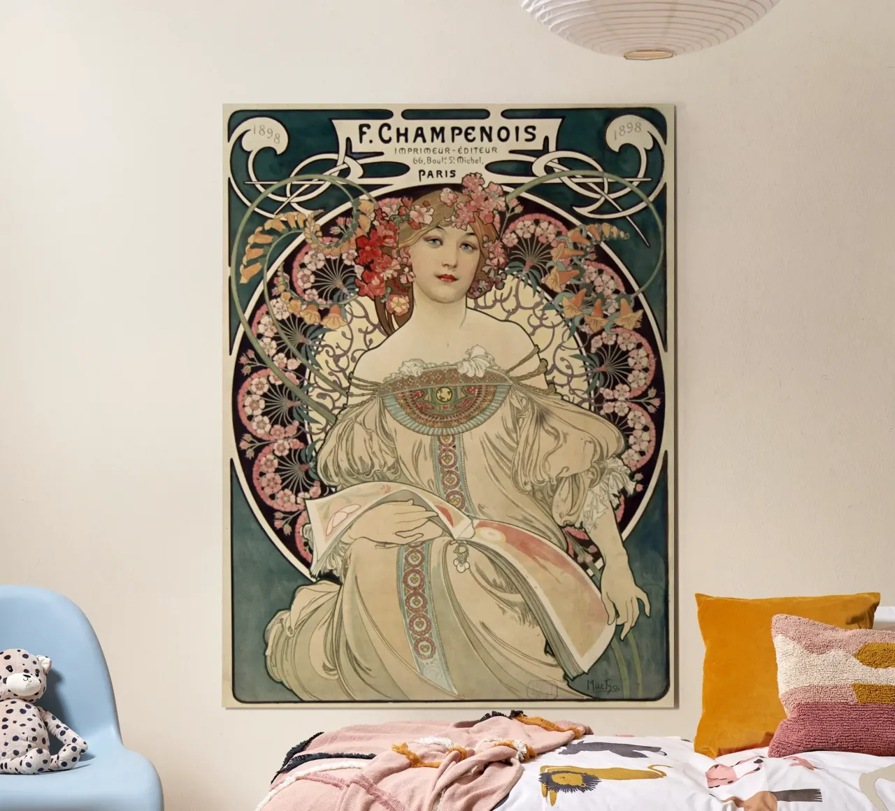 Alphonse Mucha - Reverie poster da William Store