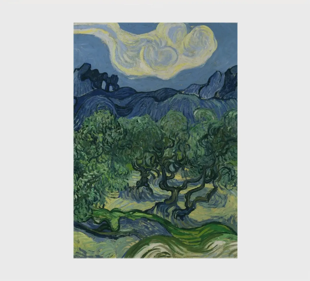 Vincent van Gogh - The Olive Trees notebook by Timeless Artworks