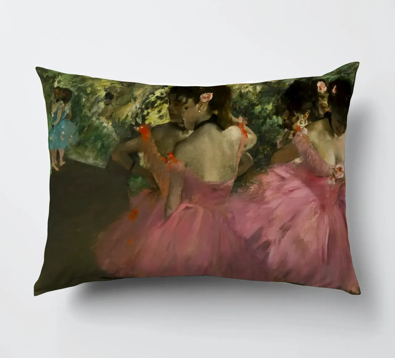 Edgar Degas - Ballerine in rosa cuscino da Timeless Artworks