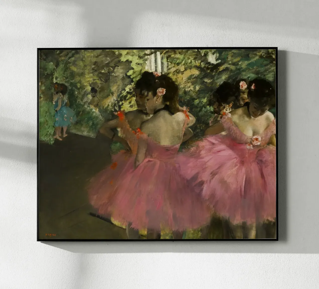 Edgar Degas - Ballerine in rosa plexiglass da Timeless Artworks