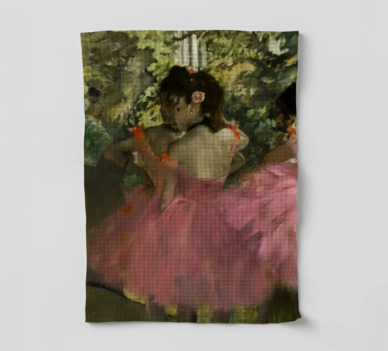 Edgar Degas - Ballerine in rosa canovaccio da cucina da Timeless Artworks