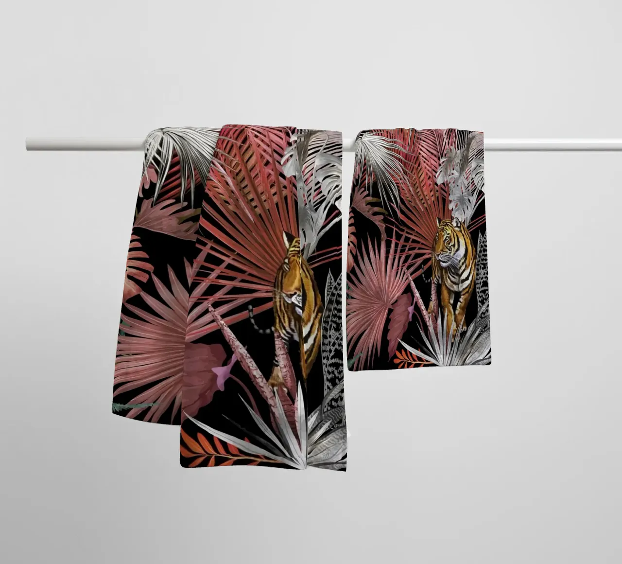 Jungle Tiger 02 towel by amini54