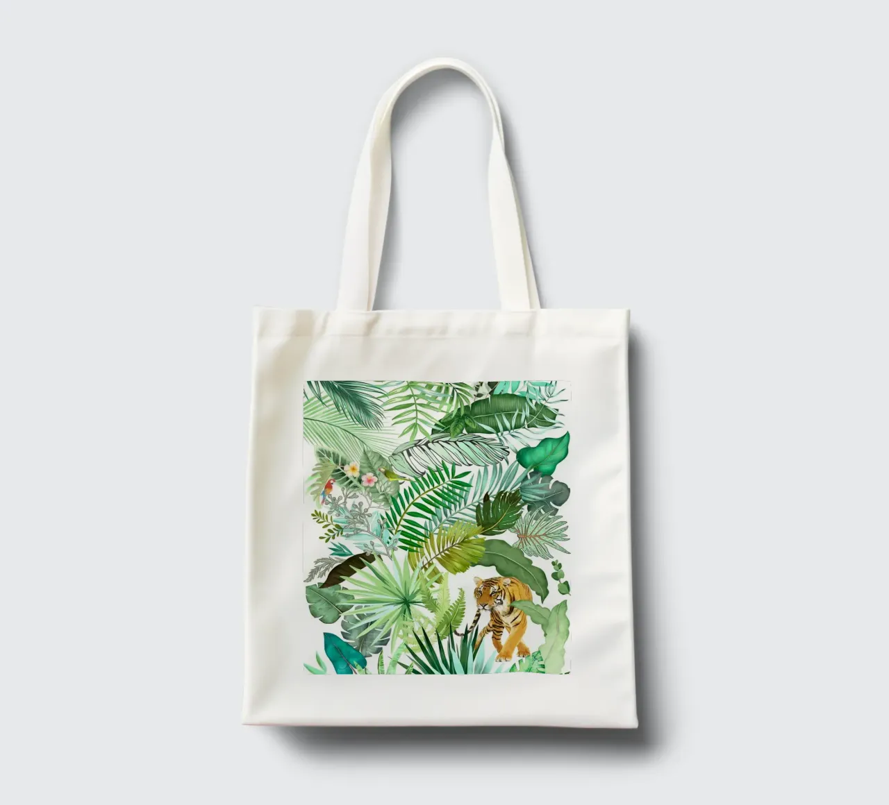 Jungle Tiger 04 tote bag by amini54