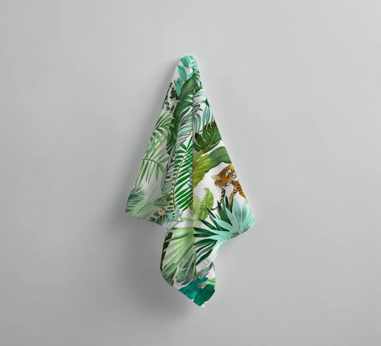 Jungle Tiger 04 towel by amini54