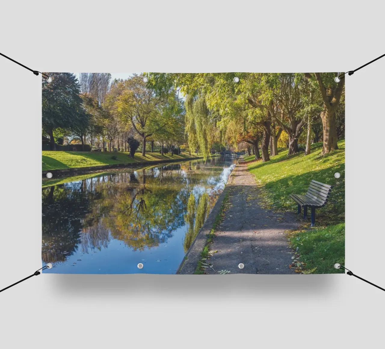 Canale Militare Reale telo in pvc da Dave Hare Photography