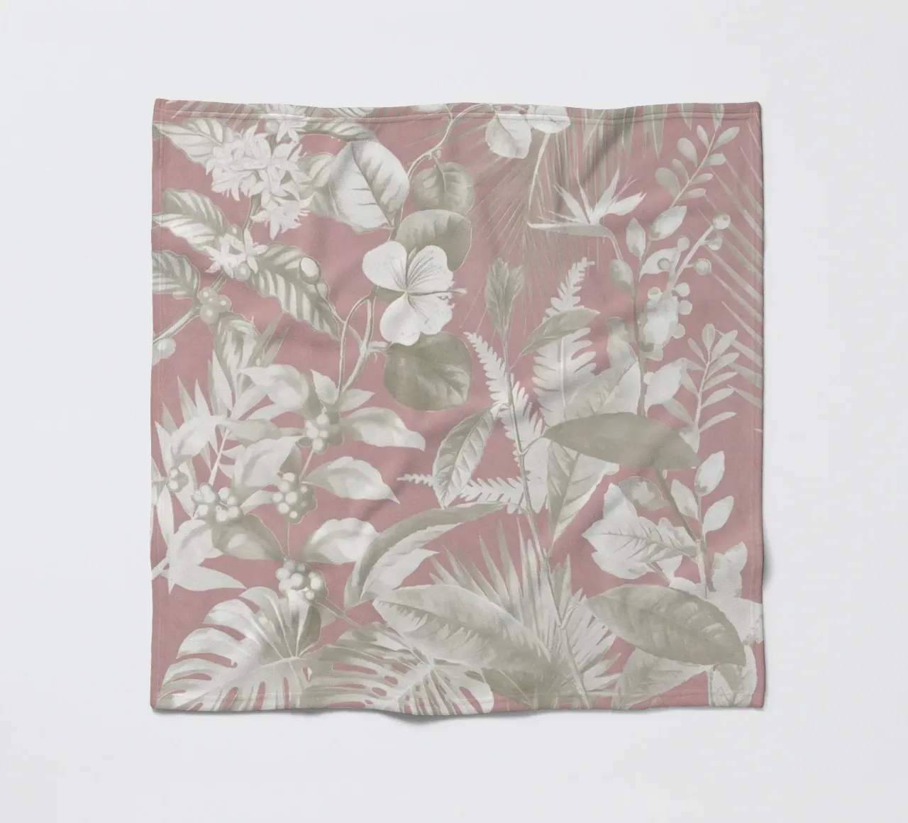 Fogliame tropicale 12 coperta in pile da amini54