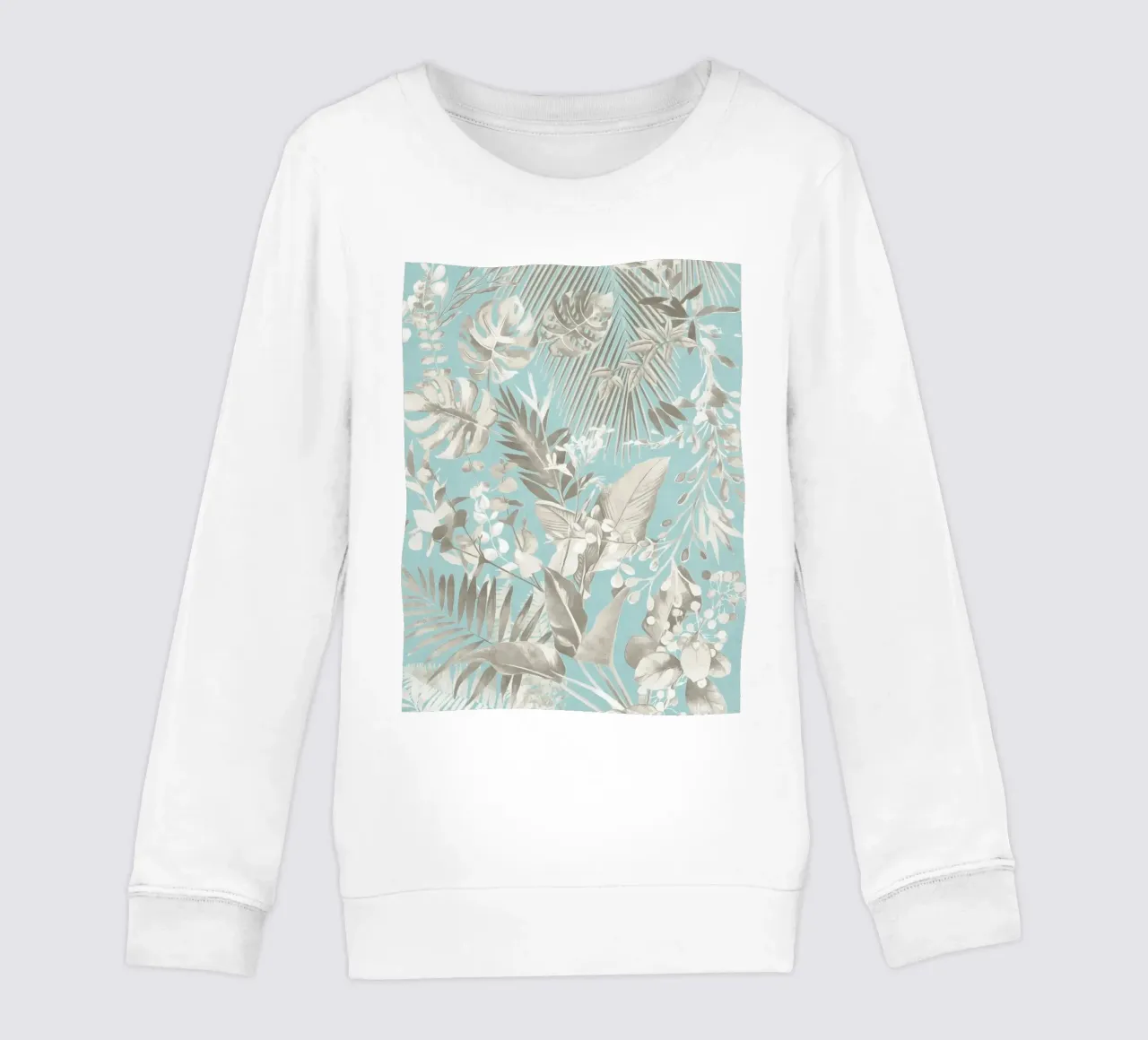 Fogliame tropicale 14 felpa bambino da amini54
