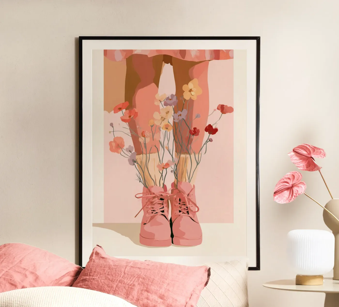 Flower Steps poster by Hugo