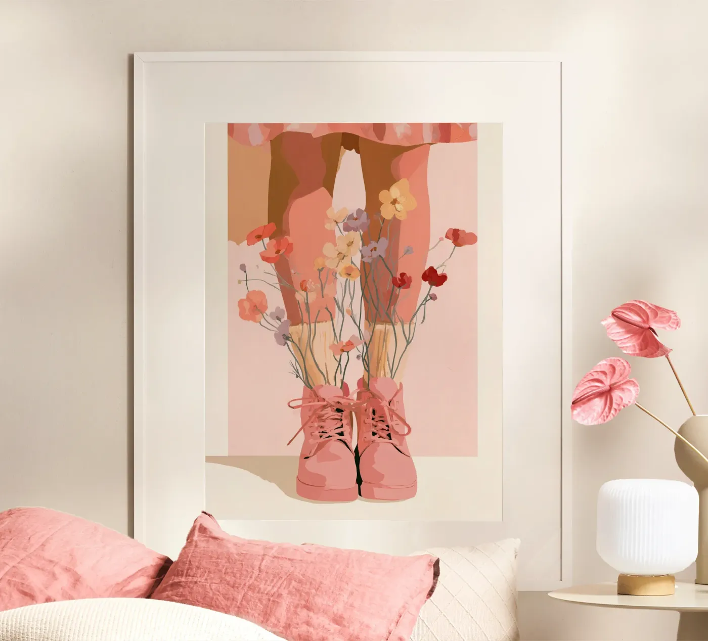 Flower Steps poster by Hugo