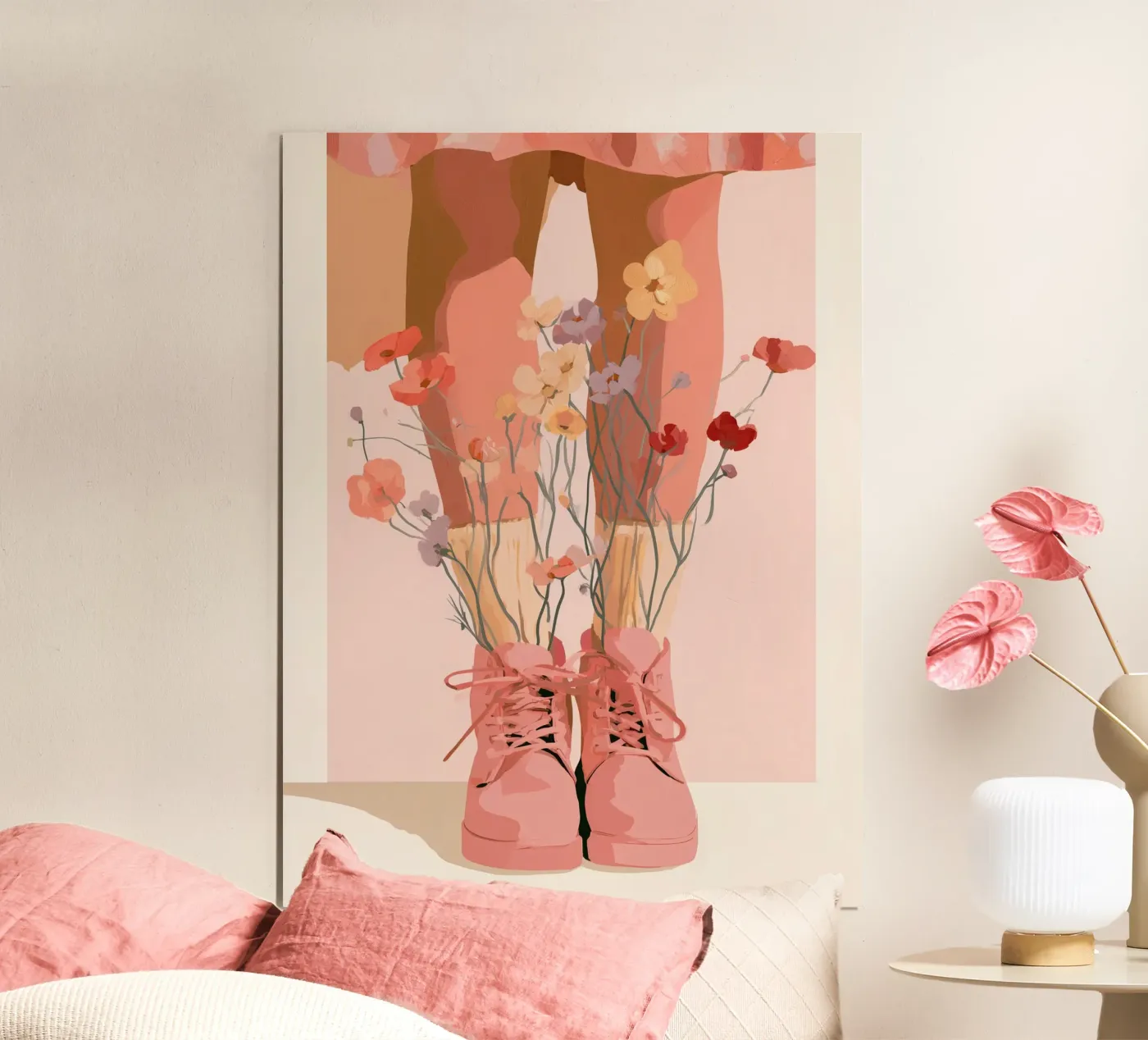 Flower Steps poster by Hugo