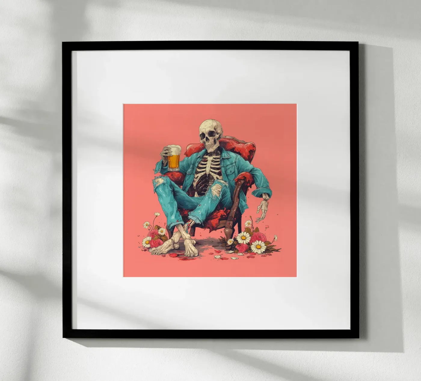 Beer Skull poster da 2toastdesign