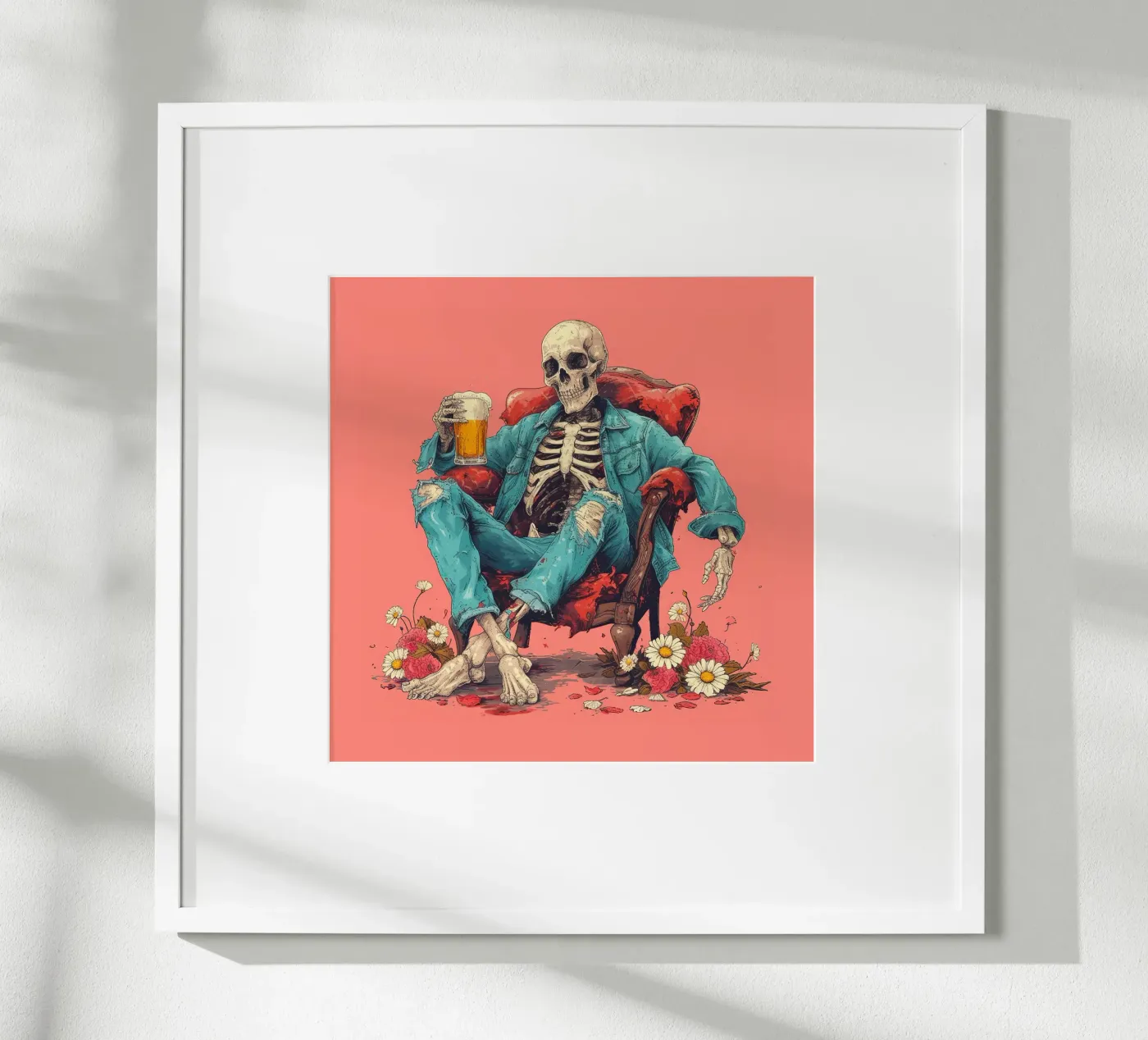 Beer Skull poster da 2toastdesign