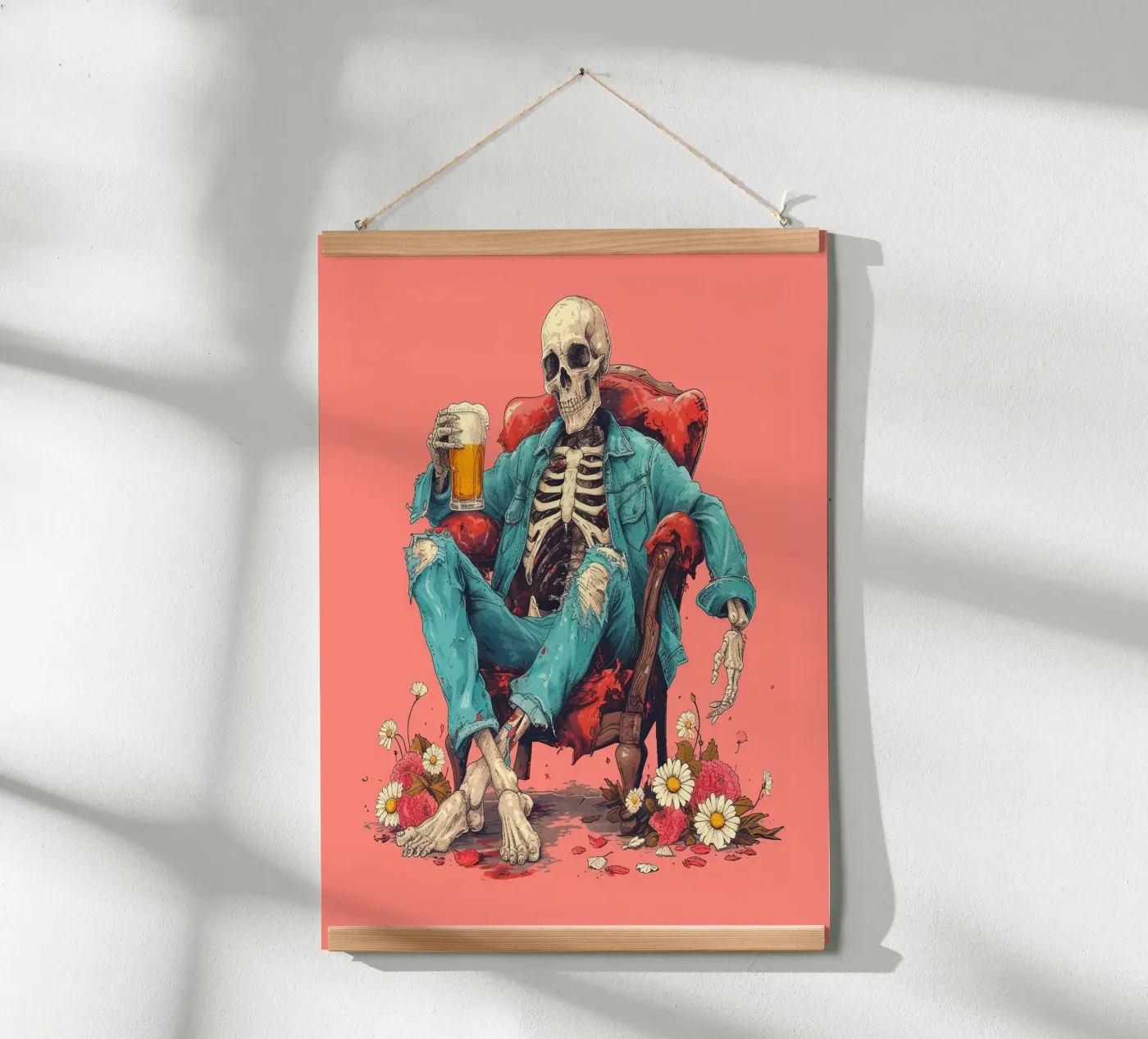 Beer Skull poster da 2toastdesign