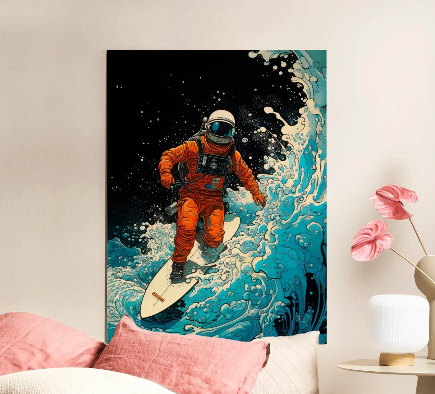 Cosmic Surfer poster da 2toastdesign