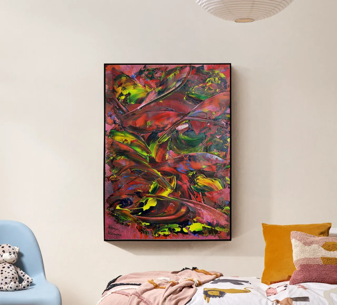 IDEAL GIFT 26 plexiglass da Thierry Vobmann Abstract painting