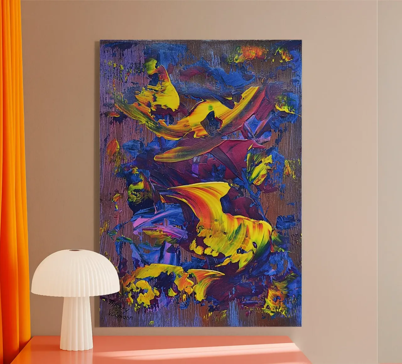 IDEAL GIFT 27 plexiglass da Thierry Vobmann Abstract painting