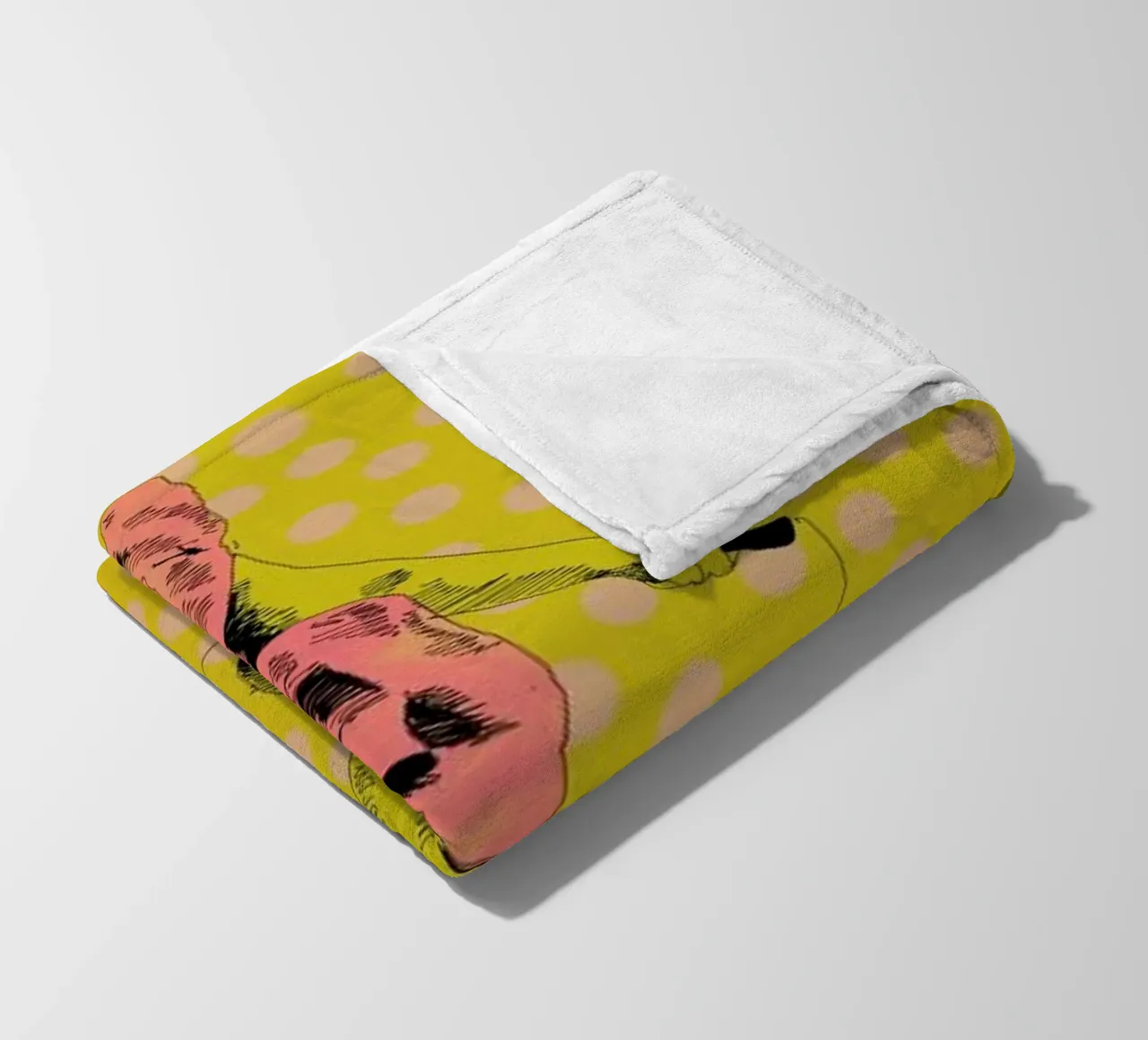 Jump Rope Rhyme fleece blanket by La Belette Rose