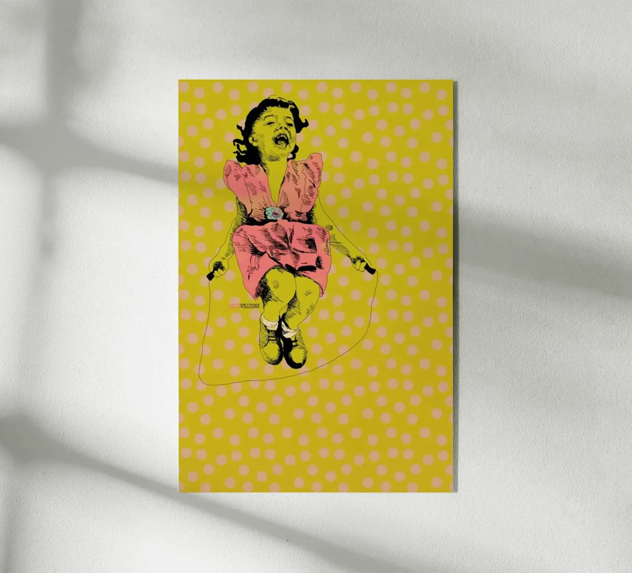 Jump Rope Rhyme acrylic glass by La Belette Rose