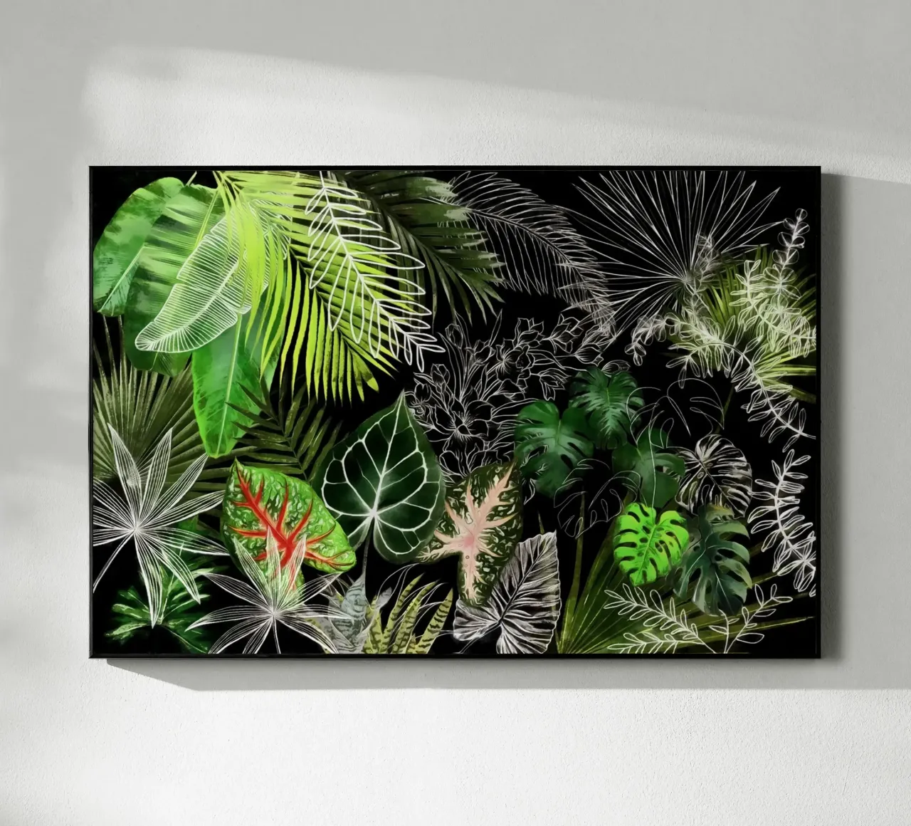 Fogliame tropicale 04 plexiglass da amini54