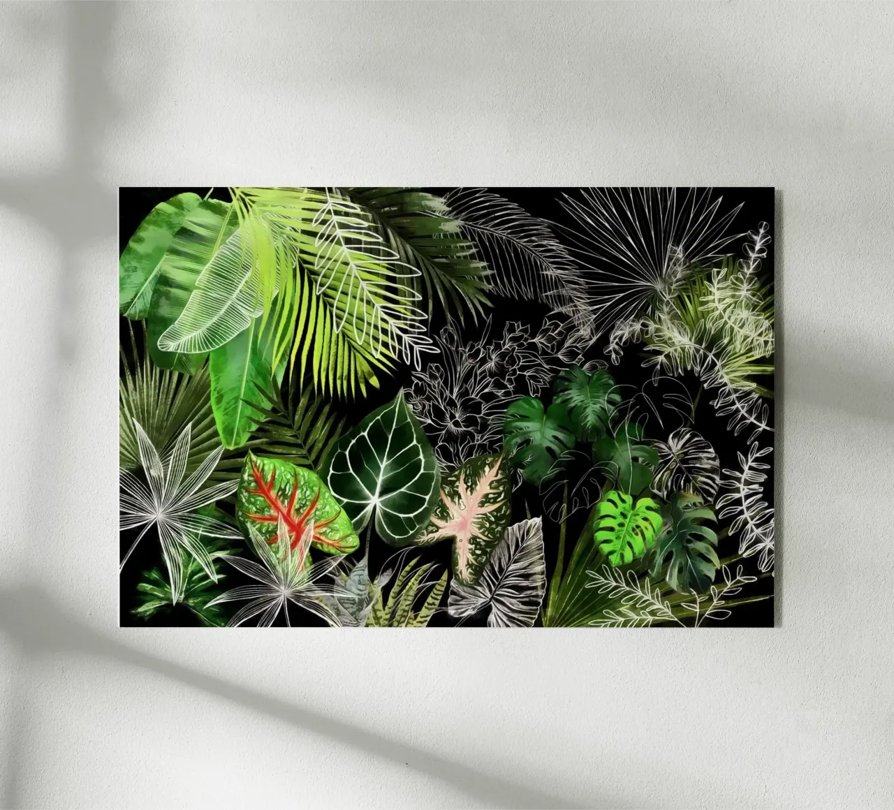 Fogliame tropicale 04 plexiglass da amini54