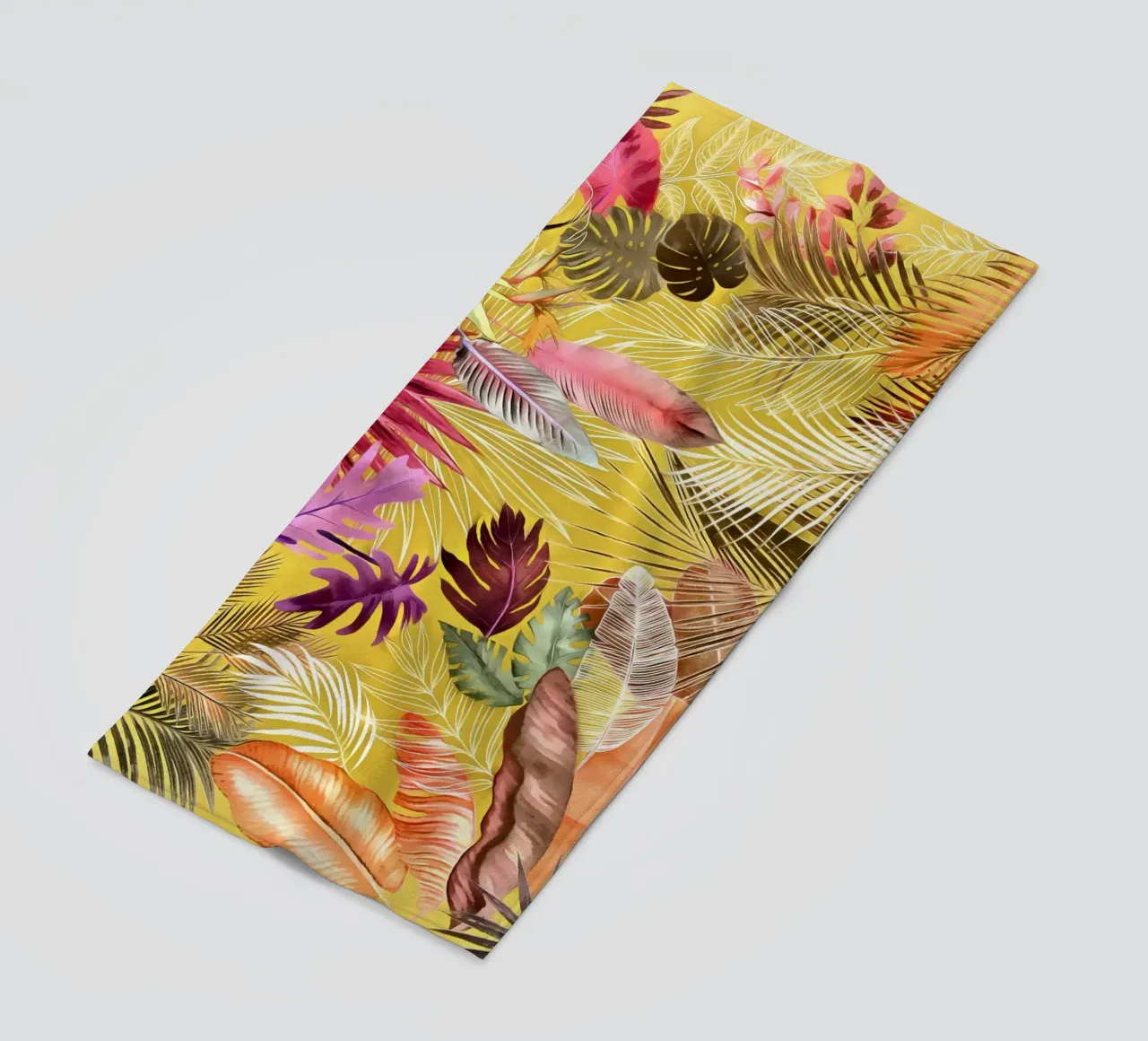 Tropical Foliage 07 beach towel by amini54