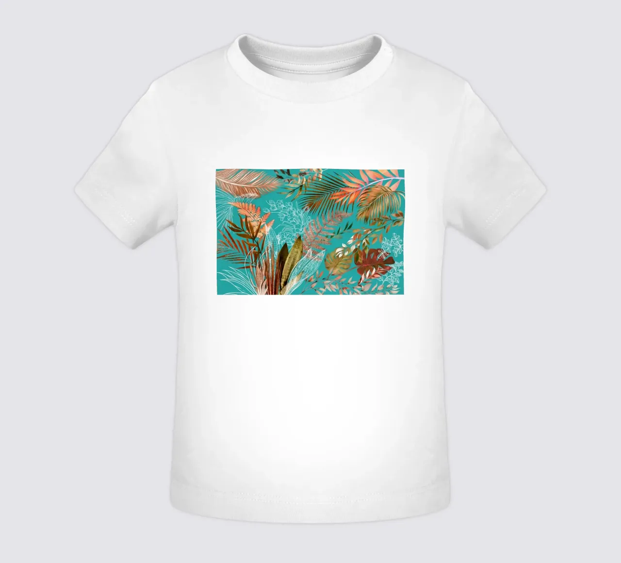 Tropical Foliage 08 baby t-shirt by amini54