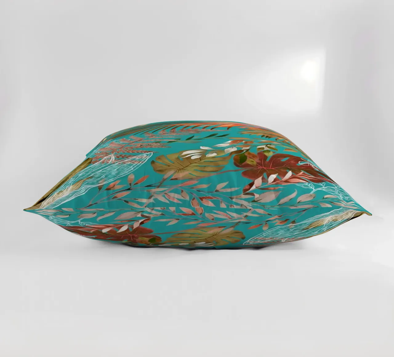 Tropical Foliage 08 decorative cushion by amini54