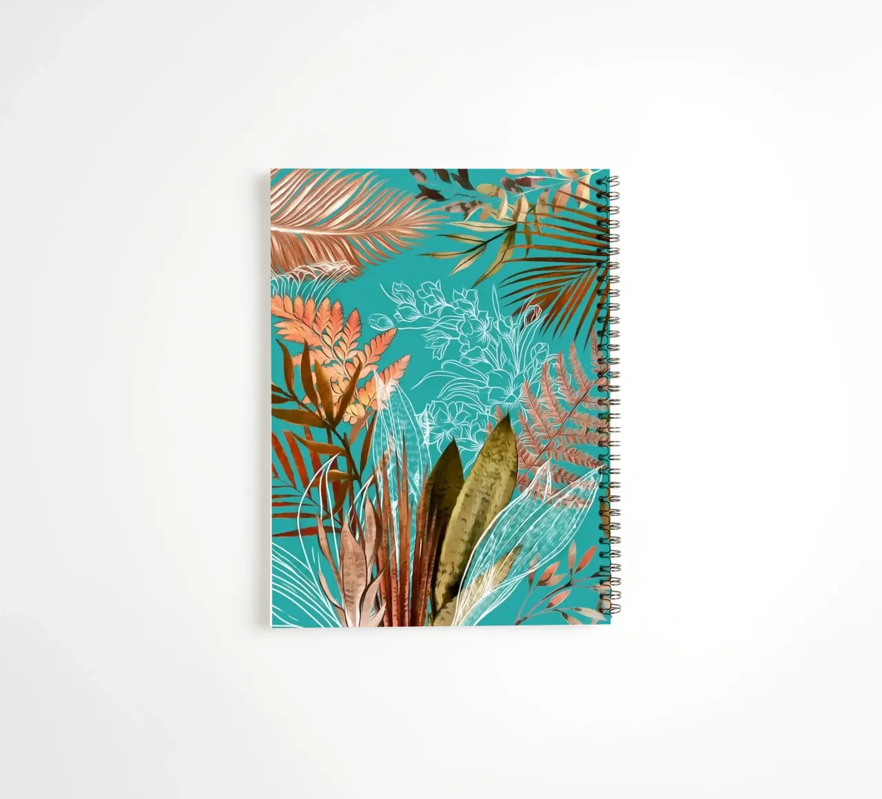 Tropical Foliage 08 spiral notebook by amini54