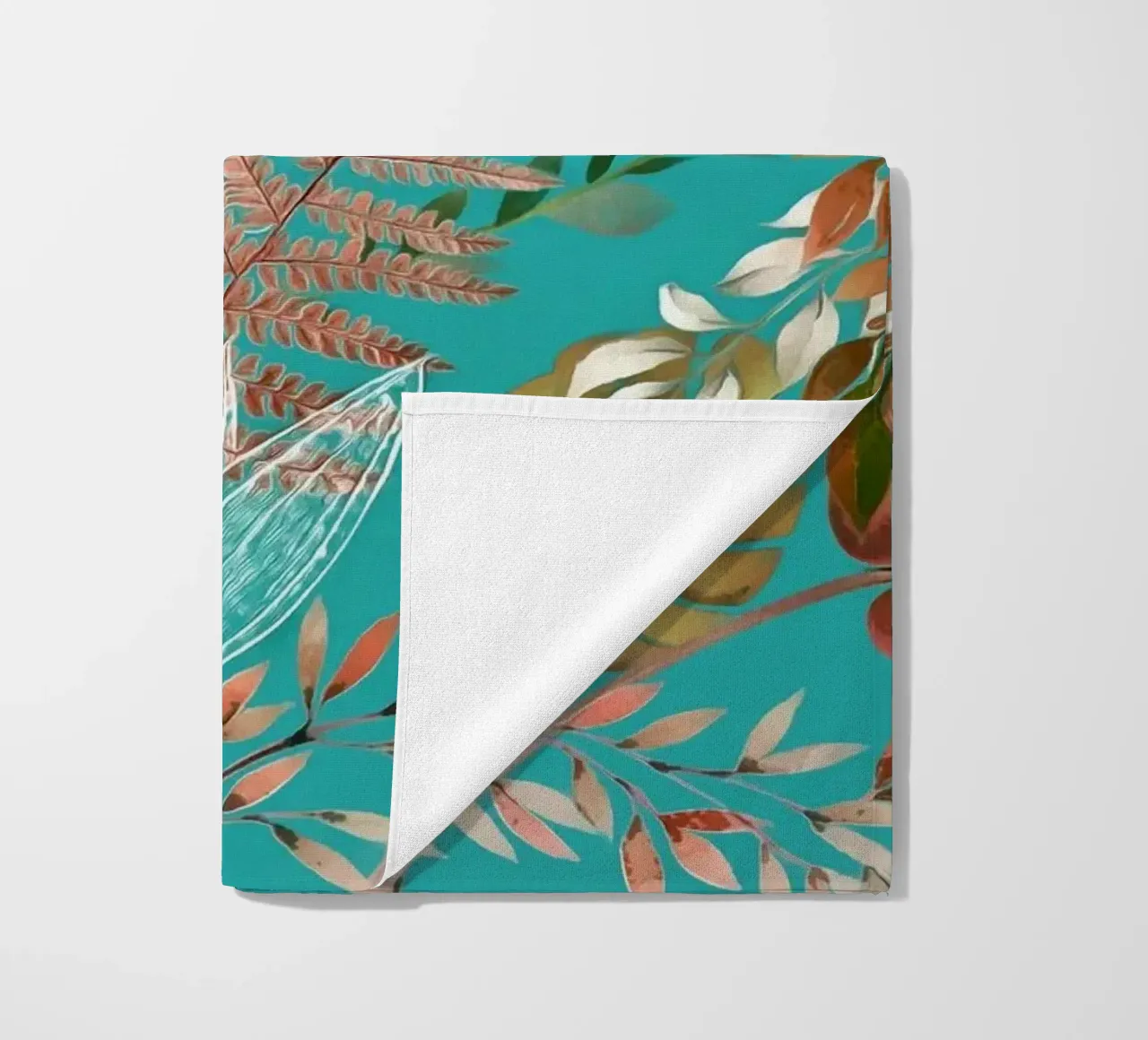 Tropical Foliage 08 beach towel by amini54