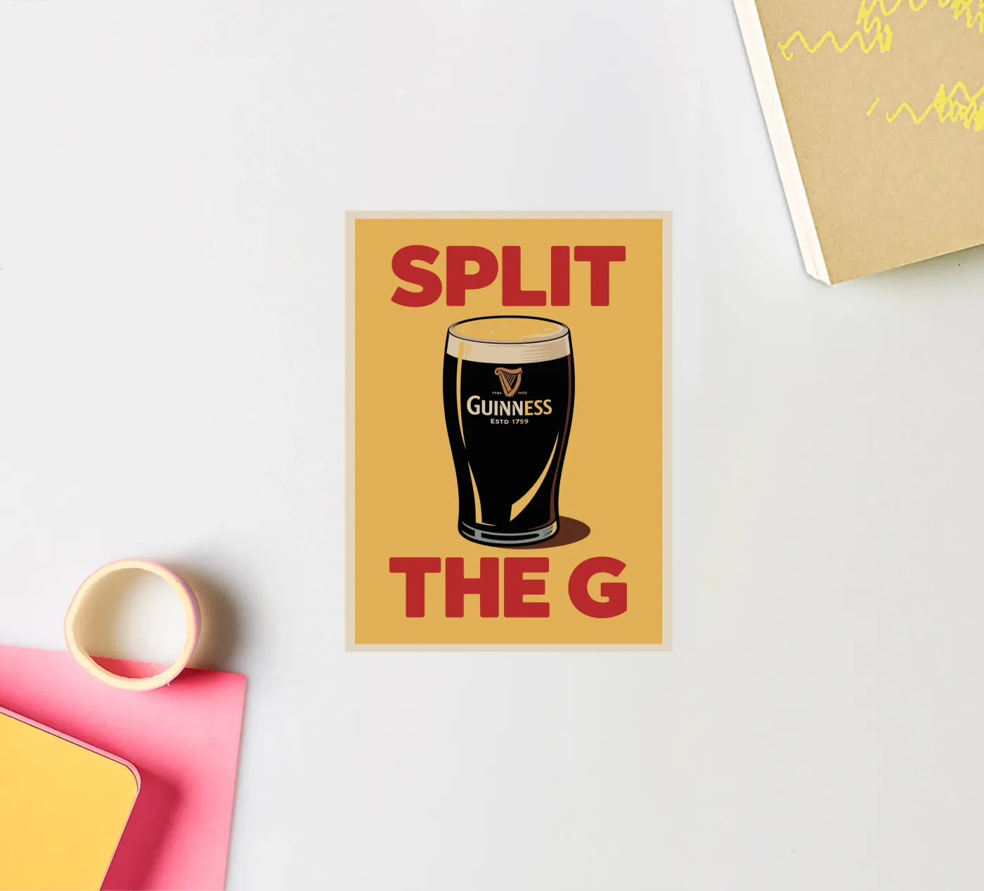 Split The G sticker van MIa_Dispath